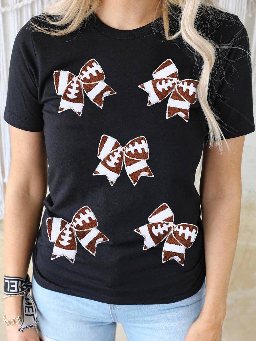 Women’s Black Short-Sleeve Ter